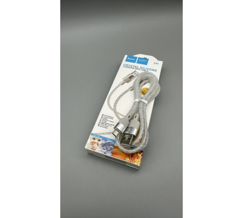Кабель HOCO X99 Micro Crystal junction silicone charging data cable за 131 грн
