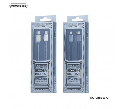 Кабель Remax RC-C159 Type-C-Type-C 100W за 280 грн