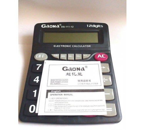 Калькулятор Gaona DS-111-12/8800/ 5425 (80) за 218 грн