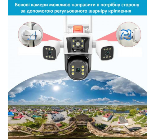 Камера 3 CAMERA WIFI 12 mp уличная ART 9578 (16) за 3105 грн