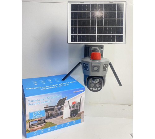 Камера работающая через 4G с двумя линзами TS30-4G SOLAR уличная ART-0161/ 7007 (12) за 3870 грн