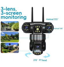 Камера на 3 линзы работающая через Wi Fi v380 ART 10052 (24)