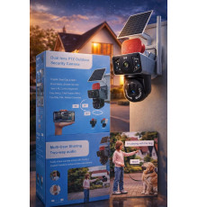 Камера работающая через 4G с двумя линзами TP33-4G SOLAR уличная ART-0162/ 7008 (12)