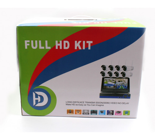 Рег. + Камеры DVR KIT 6678/ 5519 WiFi 8ch набор на 8 камер (4) за 13662 грн