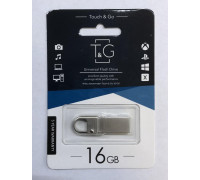 Флеш драйв T&G Flash Draiv металева з карабiном 027 (USB/ 16GB/ 2.0)