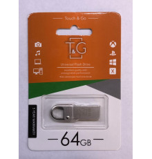 Флеш драйв T&G Flash Draiv металева з карабiном 027 (USB/ 64GB/ 2.0)