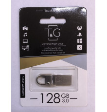Флеш драйв T&G Flash Draiv металева з карабiном (USB/ 128GB/ 2.0)