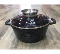 Кастрюля Top Kitchen (черная в белую) TК 00051 (6 шт/ящ)