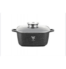 Кастрюля Top Kitchen (черная в белую точку 28 см) TК 00056 (6 шт/ящ)