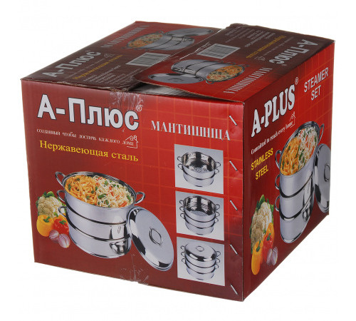 Кастрюля пароварка A-PLUS 0379