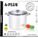 Каструля з кришкою A-PLUS 1392 (6.8 л)