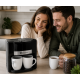 Кофеварка Domotec MS-115 / Кофеварка электрическая + ложка для кофе 2 чашки 420 мл