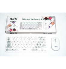 Беспроводная клавиатура KeyBoard + Мышка Wireless ART 5263/ 902 Apple (30шт/ящ)