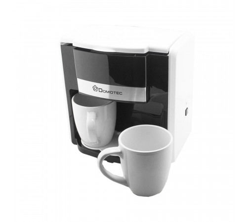 Кофеварка+ 2 чашки DOMOTEC White MS-0706/ 6690 (6 шт/ящ) за 1061 грн