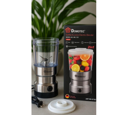 Кавомолка електрична 220В 300Вт Domatec MS-7126/ 9782 (24) за 621 грн
