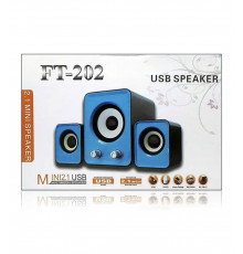 Музичні колонки для комп'ютера 2.1 FT-202 7961 (30 шт)