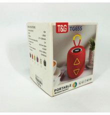 Блютуз колонка светодиодная TG655, Активная акустическая колонка с аккумулятором акамуляторна UQ-31