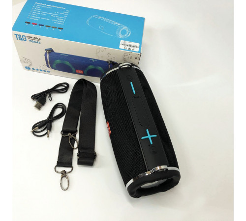 Мини-колонки с подсветкой TG642, Блютуз колонка с ремешком, Аккумуляторная bluetooth колонка IS-63
