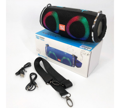 Мини-колонки с подсветкой TG642, Блютуз колонка с ремешком, Аккумуляторная bluetooth колонка IS-63