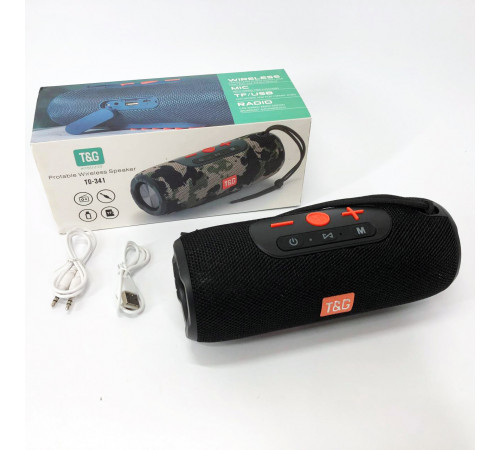 Колонка bluetooth бюджетная TG341, Беспроводная портативная колонка с ремешком usb s bluetooth SJ-58