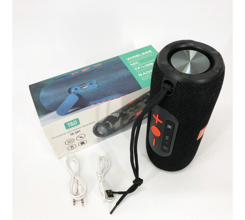 Колонка bluetooth бюджетная TG341, Беспроводная портативная колонка с ремешком usb s bluetooth SJ-58