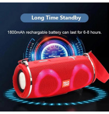 Светящееся bluetooth колонка с хорошим звуком TG642, Колонка с rgb светомузыкой Блютуз радио PE-19