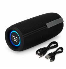 Bluetooth колонка з красивим підсвічуванням TG657, Недорогі портативні колонки, Блютуз акустика з радіо LS-58