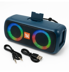 Bluetooth колонка с красивой подсветкой TG333, Светящееся bluetooth колонка с хорошим звуком EZ-99