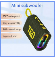 Bluetooth колонка з зарядкою від usb TG396 Колонка з блютуз бездротова підсвічуванням NJ-57
