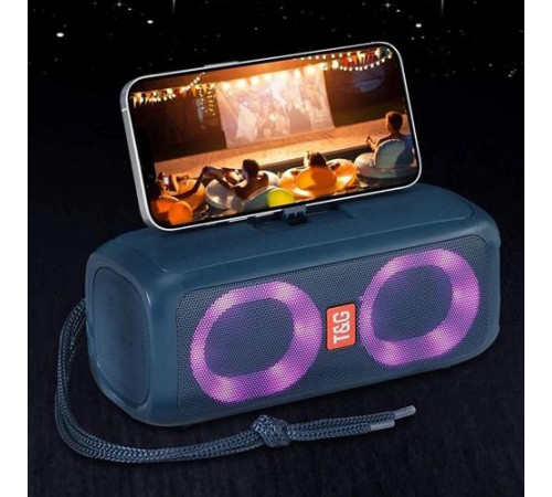 Bluetooth колонка с красивой подсветкой TG333, Светящееся bluetooth колонка с хорошим звуком EZ-99
