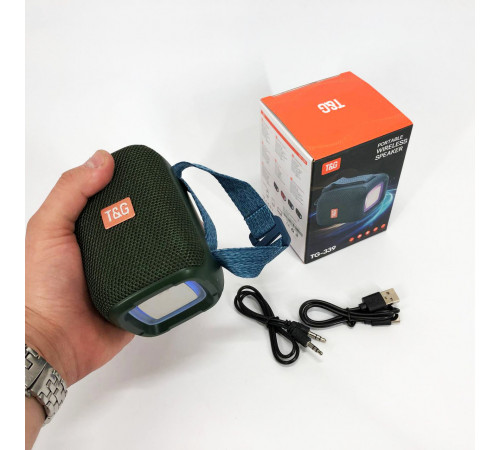 Портативная Bluetooth колонка AUX, Блютуз колонка с флешкой Bluetooth с освещением OV-48