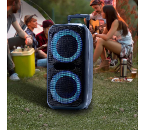Bluetooth колонка для хорошей музыки ZXX-7575, Блютуз колонка с качественным звуком и подсветкой KC-26