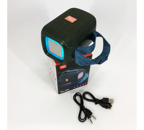 Портативная Bluetooth колонка AUX, Блютуз колонка с флешкой Bluetooth с освещением OV-48