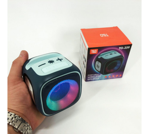Беспроводная портативная колонка с ремешком TG359, Bluetooth колонка с USB и AUX входом SA-98