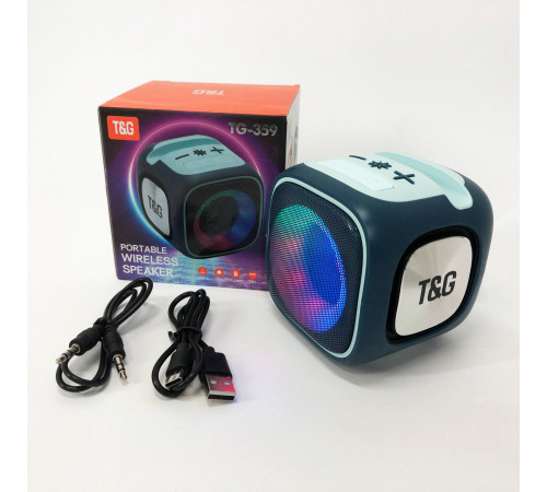 Беспроводная портативная колонка с ремешком TG359, Bluetooth колонка с USB и AUX входом SA-98