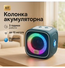 Беспроводная портативная колонка с ремешком TG359, Bluetooth колонка с USB и AUX входом SA-98