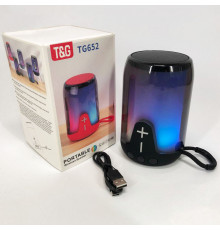 Блютуз колонка с качественным звуком и подсветкой TG652, Блютуз-колонка с usb-портом FA-27
