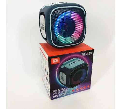 Беспроводная портативная колонка с ремешком TG359, Bluetooth колонка с USB и AUX входом SA-98