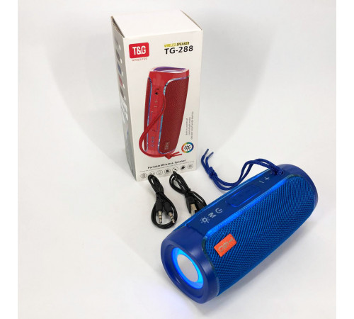 Хорошая колонка для музыки TG288, Bluetooth колонка с разноцветной подсветкой со стереозвуком VL-49