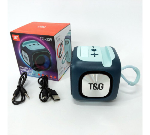 Беспроводная портативная колонка с ремешком TG359, Bluetooth колонка с USB и AUX входом SA-98