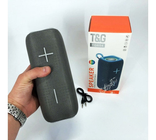 Bluetooth колонка с красивой подсветкой TG654, Блютуз колонка со светомузыкой, Блютуз аудио приемник XD-60