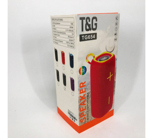 Bluetooth колонка с красивой подсветкой TG654, Блютуз колонка со светомузыкой, Блютуз аудио приемник XD-60