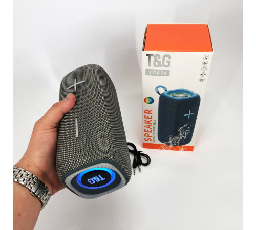 Bluetooth колонка с красивой подсветкой TG654, Блютуз колонка со светомузыкой, Блютуз аудио приемник XD-60