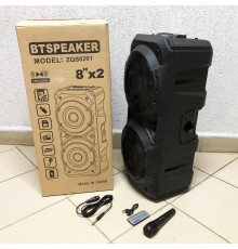 Блютуз-колонка з usb-портом ZQS-8201 30 Вт, Автономна колонка з караоке Портативна колонка Bluetooth BO-95