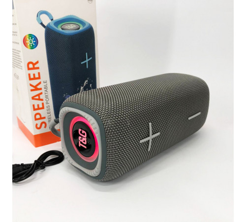 Bluetooth колонка с красивой подсветкой TG654, Блютуз колонка со светомузыкой, Блютуз аудио приемник XD-60