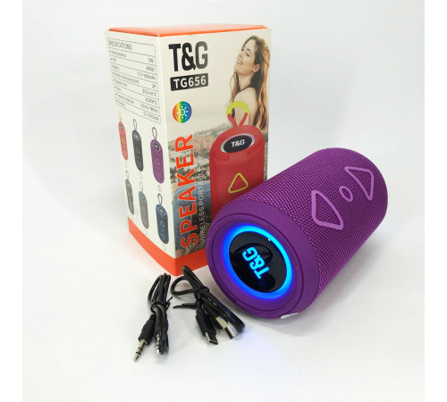 Блютуз колонка с флешкой TG656, Портативная bluetooth колонка музыкальная Блютуз с радио DT-12