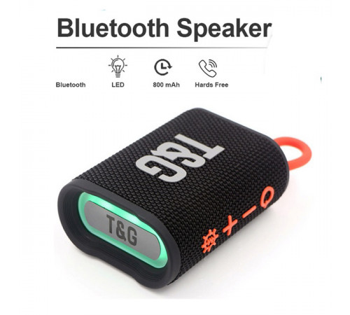 Блютуз колонка с зарядкой от usb TG396, Блютуз колонка со светомузыкой светящаяся YA-36