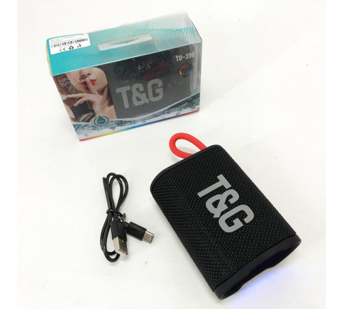 Блютуз колонка с зарядкой от usb TG396, Блютуз колонка со светомузыкой светящаяся YA-36