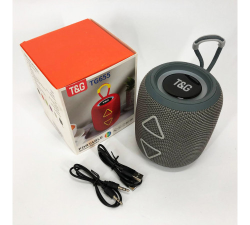 Колонка для вечеринки на улице TG655, Акустическая Bluetooth колонка со светомузыкой AK-12