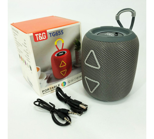 Колонка для вечеринки на улице TG655, Акустическая Bluetooth колонка со светомузыкой AK-12